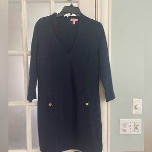 Lily Pulitzer fall classic navy dress size L